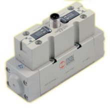 VENTILE ISO 5599/1, ELEKTROPNEUMATISCH REIHE ISV MIT M12-STECKER  Monostabil 5/2 ISO 2