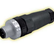 Gerader Stecker M12